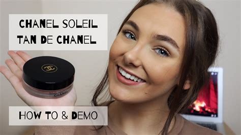 chanel soleil bronzer tutorial|chanel tan de soleil changed.